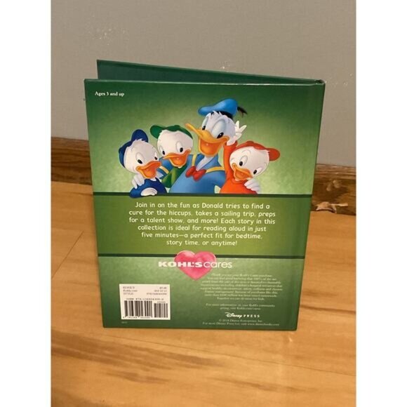 Kohls Cares Disney Donald Duck & Goofy Plush Toy Set With 5-Minute Stories Book - Picture 8 of 9